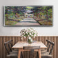 Pathway in Monet's Garden at Giverny, 1900 - Floater Framed Canvas Print