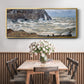 The Manneport, Étretat, Rough Sea, 1883 - Floater Framed Canvas Print