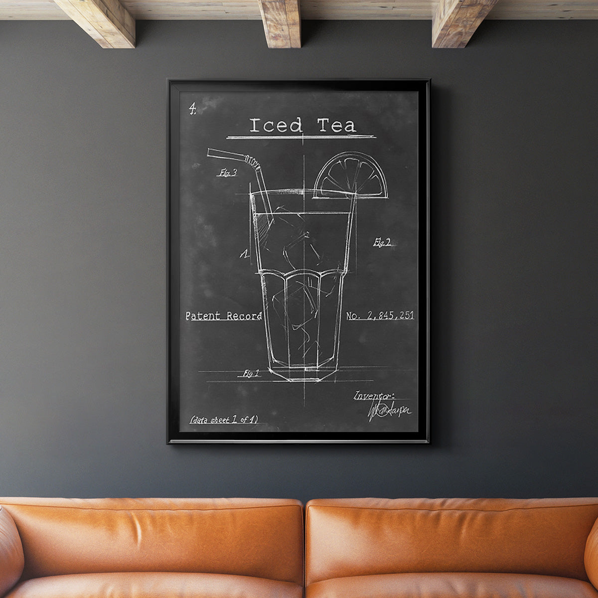 Morning Routine III - Modern Framed Canvas Print
