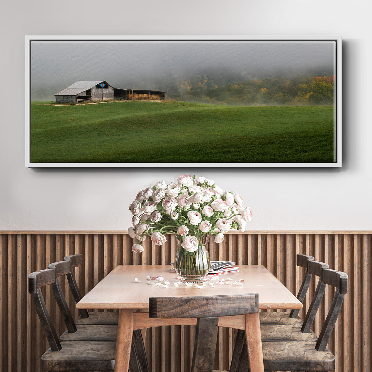 Mountain Air - Floater Framed Canvas Print