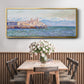 The Old Fort at Antibes, 1888 - Floater Framed Canvas Print