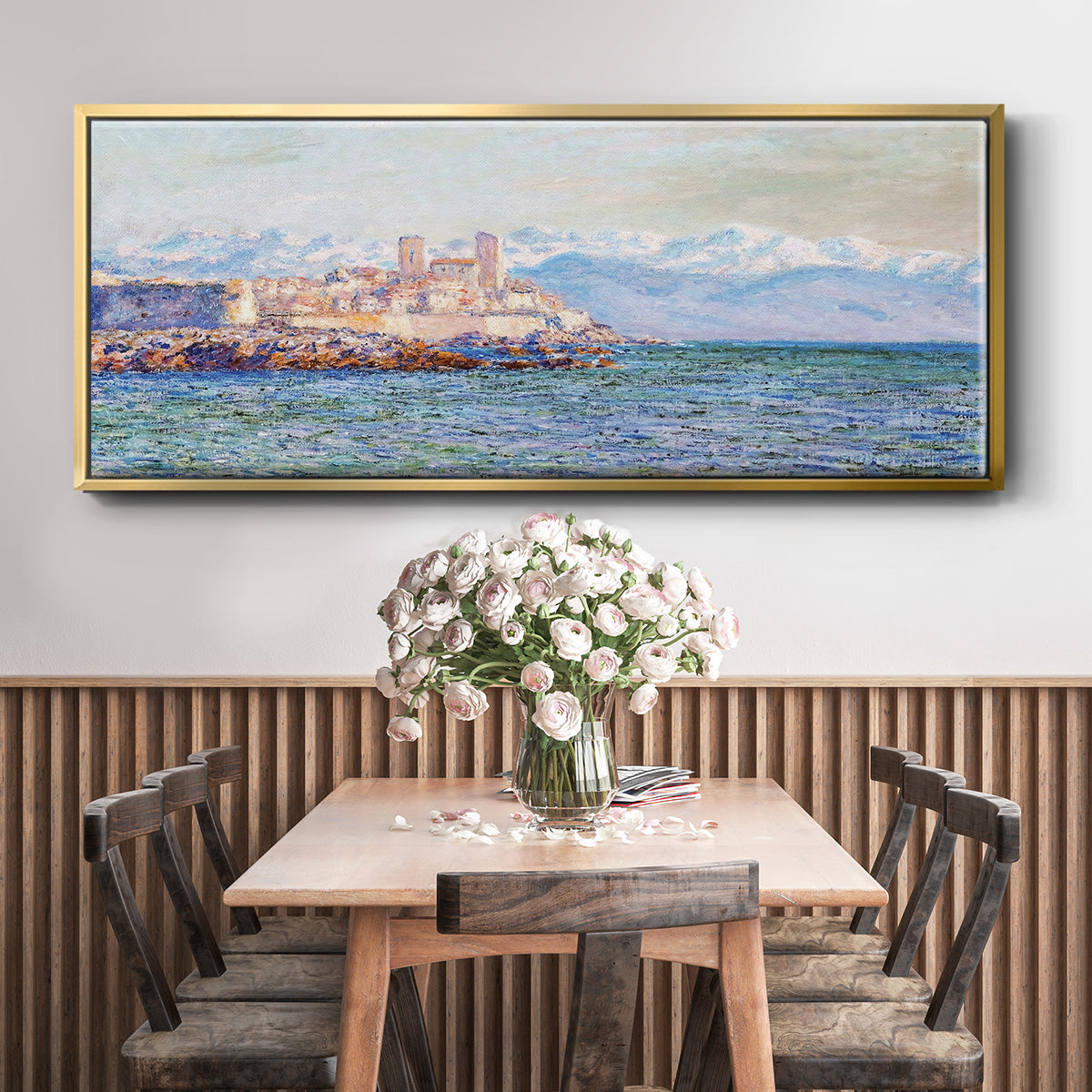 The Old Fort at Antibes, 1888 - Floater Framed Canvas Print