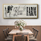 Bless This Farm - Floater Framed Canvas Print