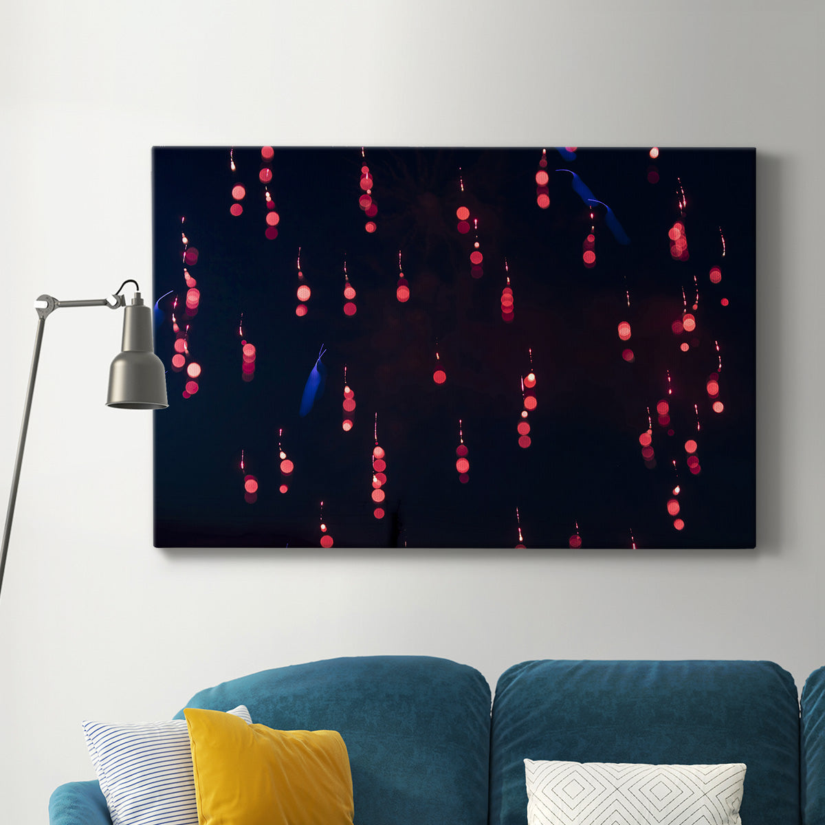 Crimson Constellation - Canvas Art Print