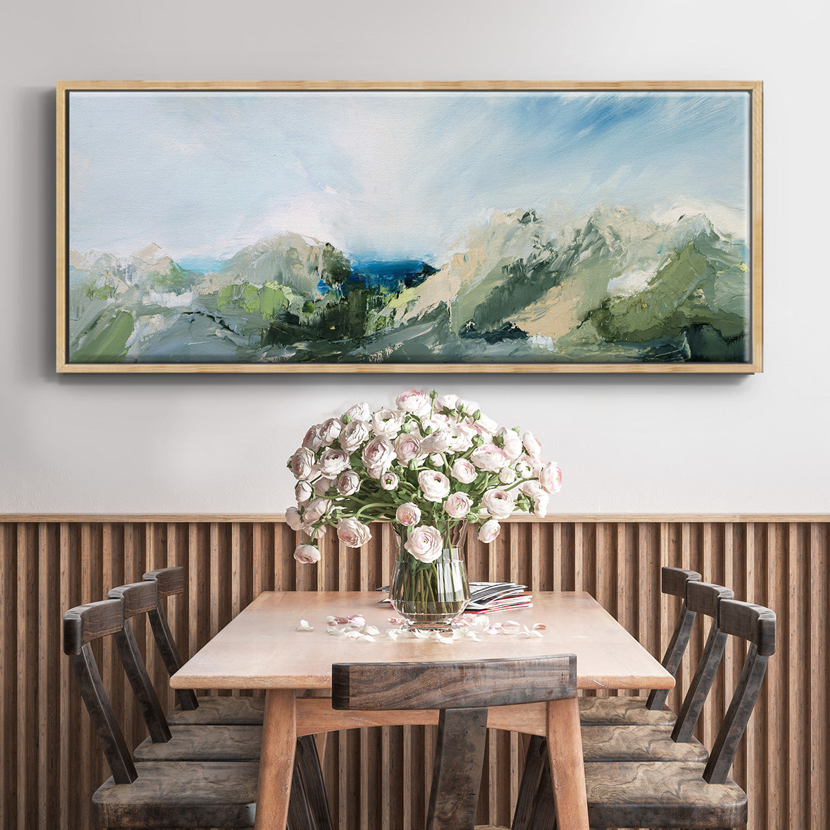 Nature's Peace II - Floater Framed Canvas Print