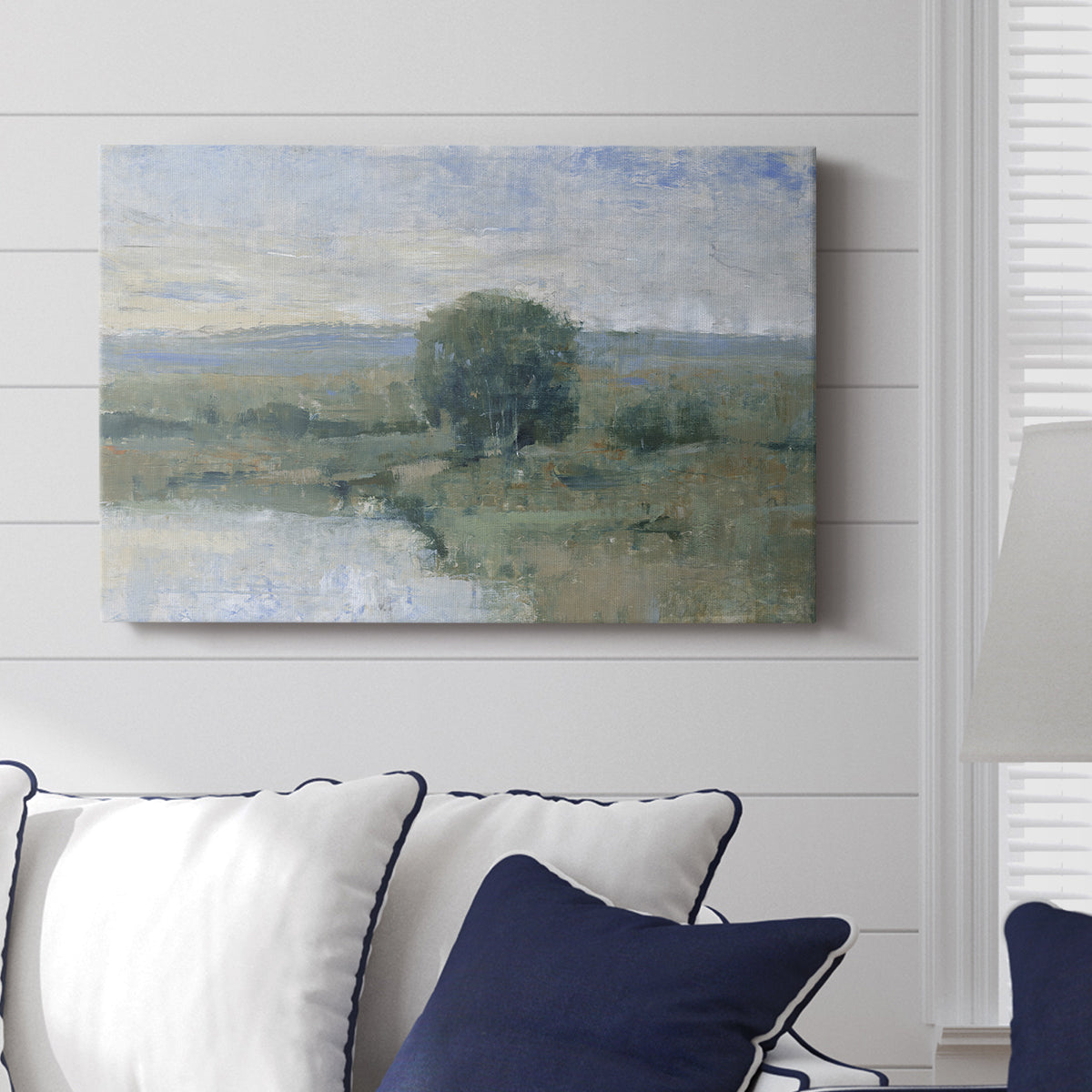 Riverbank Impression II - Canvas Art Print
