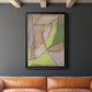 Many Layers II - Modern Framed Canvas Print