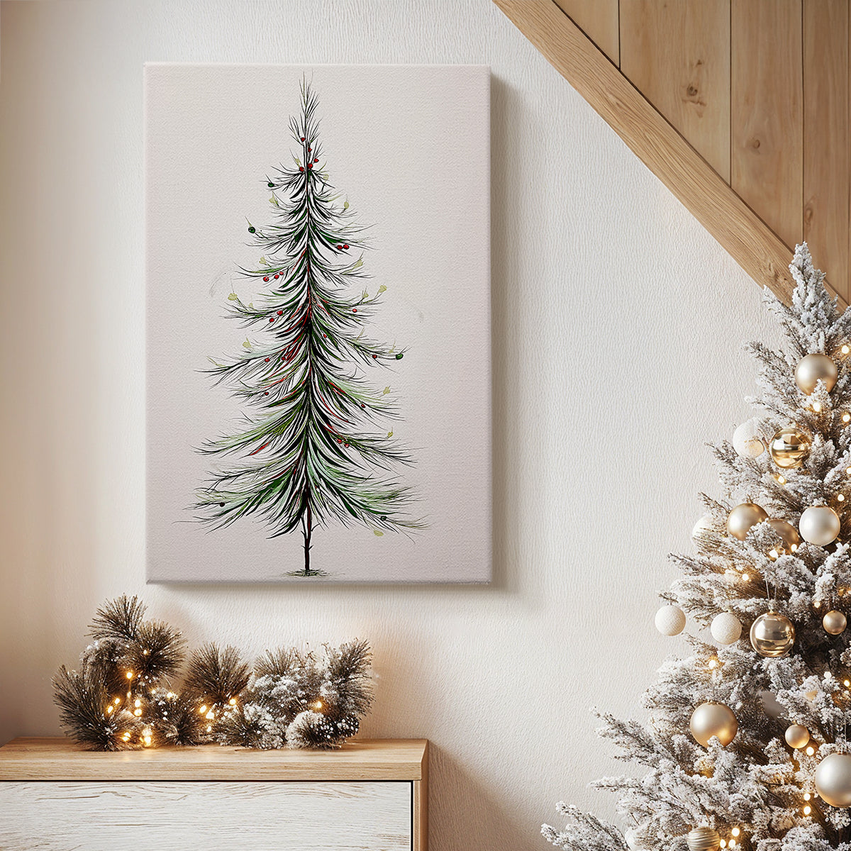 Night of Silver Blessing - Canvas Art Print