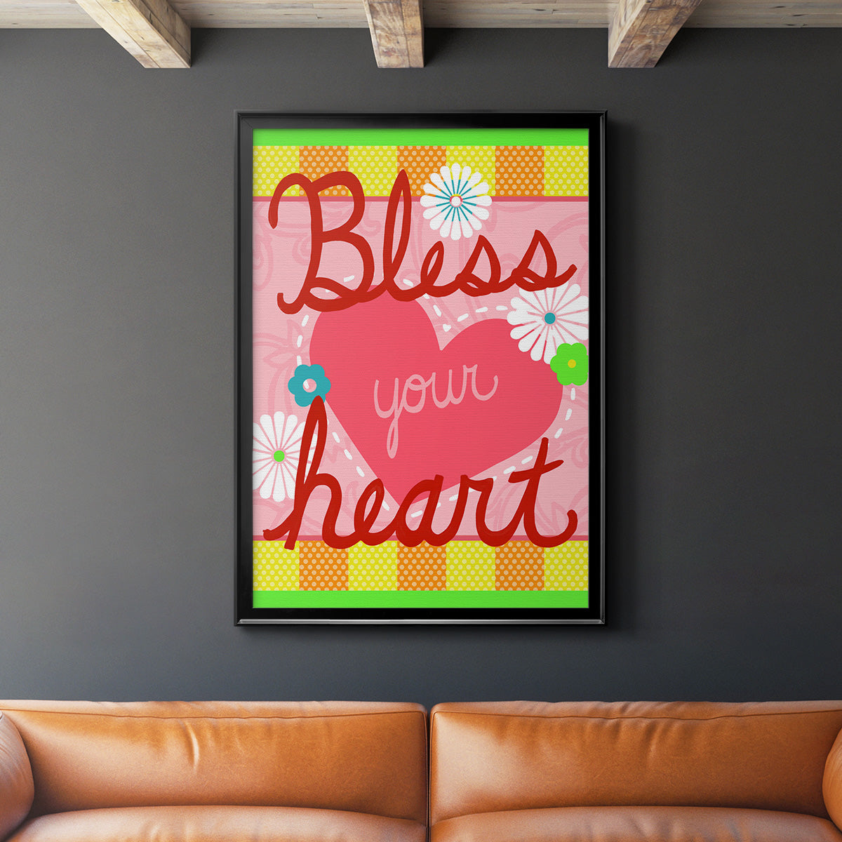 Southern Sayings I - Modern Framed Canvas Print