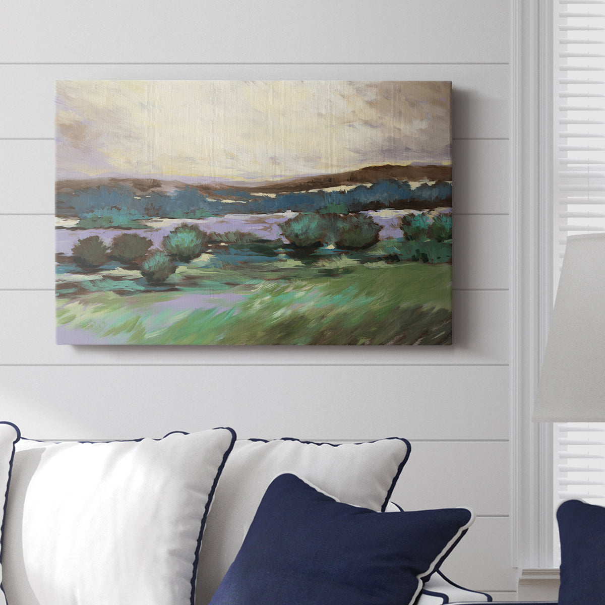 Sunny Desert Floor - Canvas Art Print