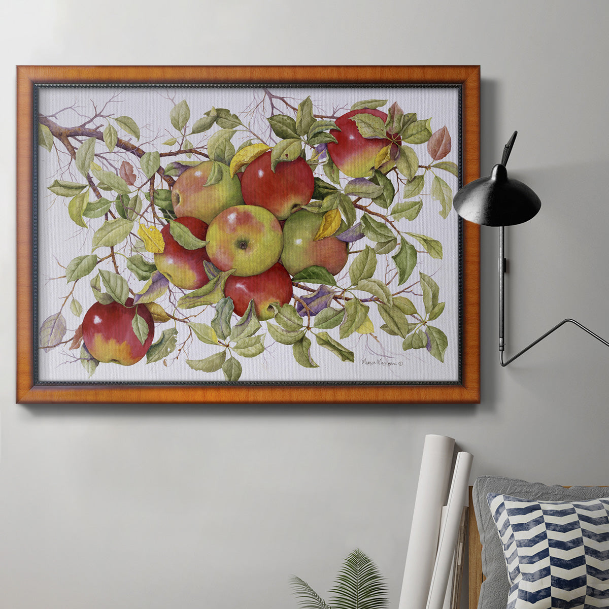 Apples Premium Framed Canvas- Ready to Hang