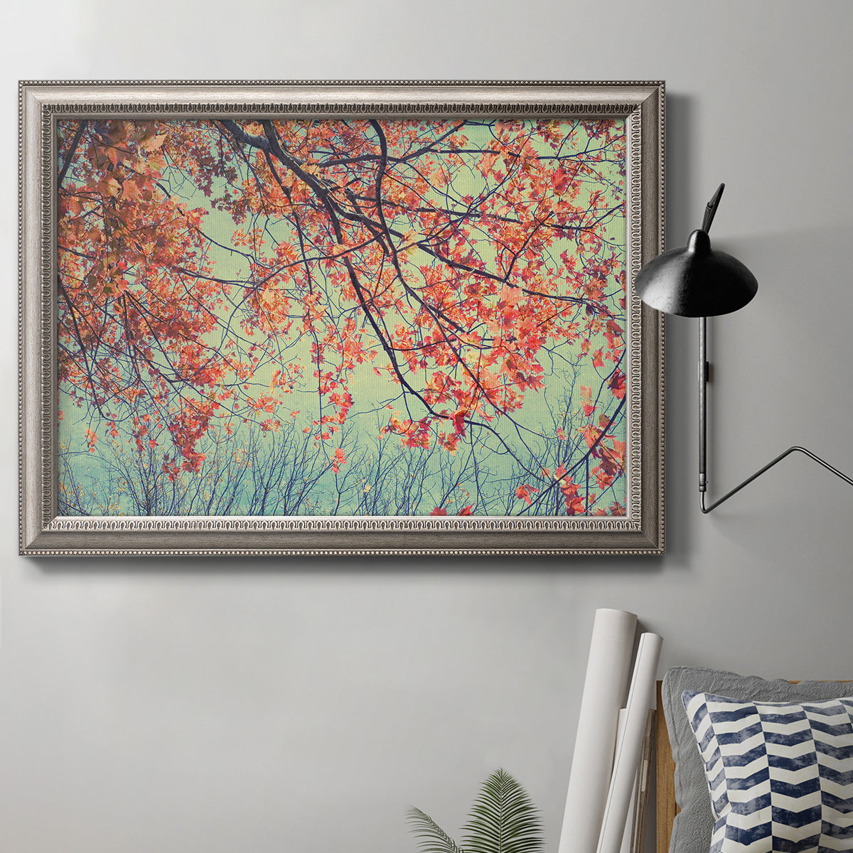 Autumn Tapestry IV Premium Framed Canvas- Ready to Hang