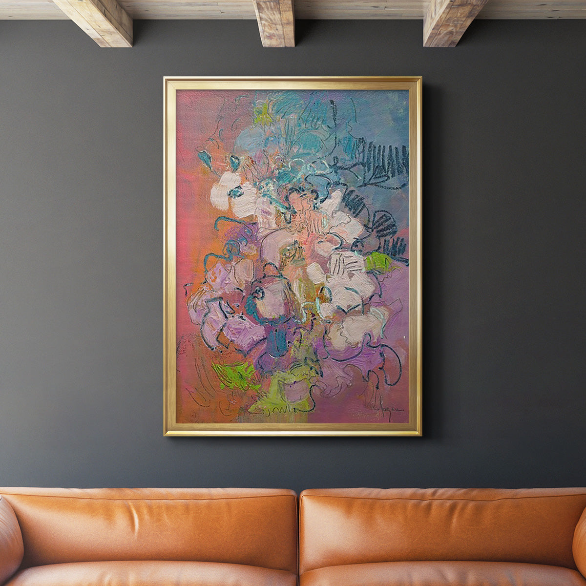 Archipelago - Modern Framed Canvas Print