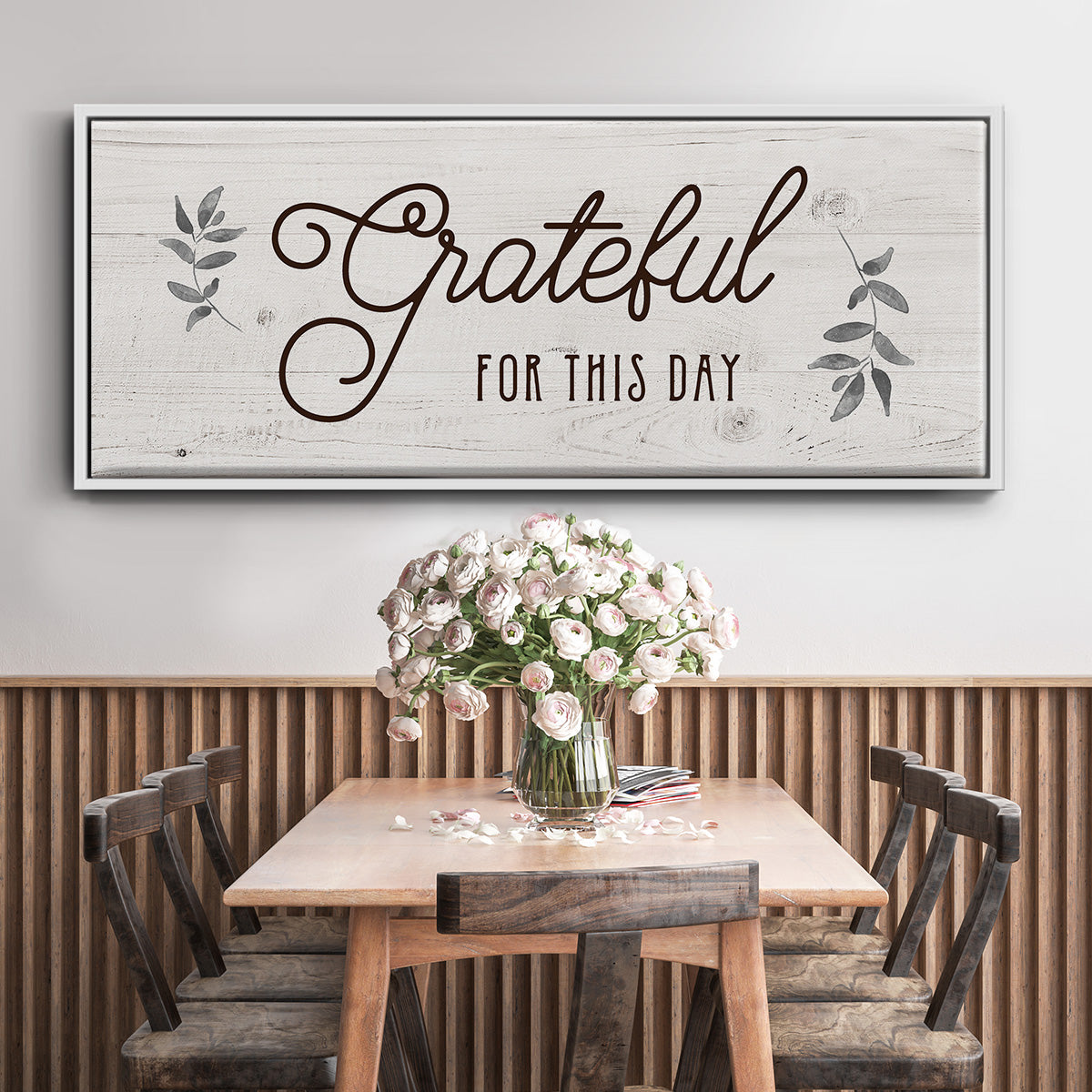 For this Day - Floater Framed Canvas Print