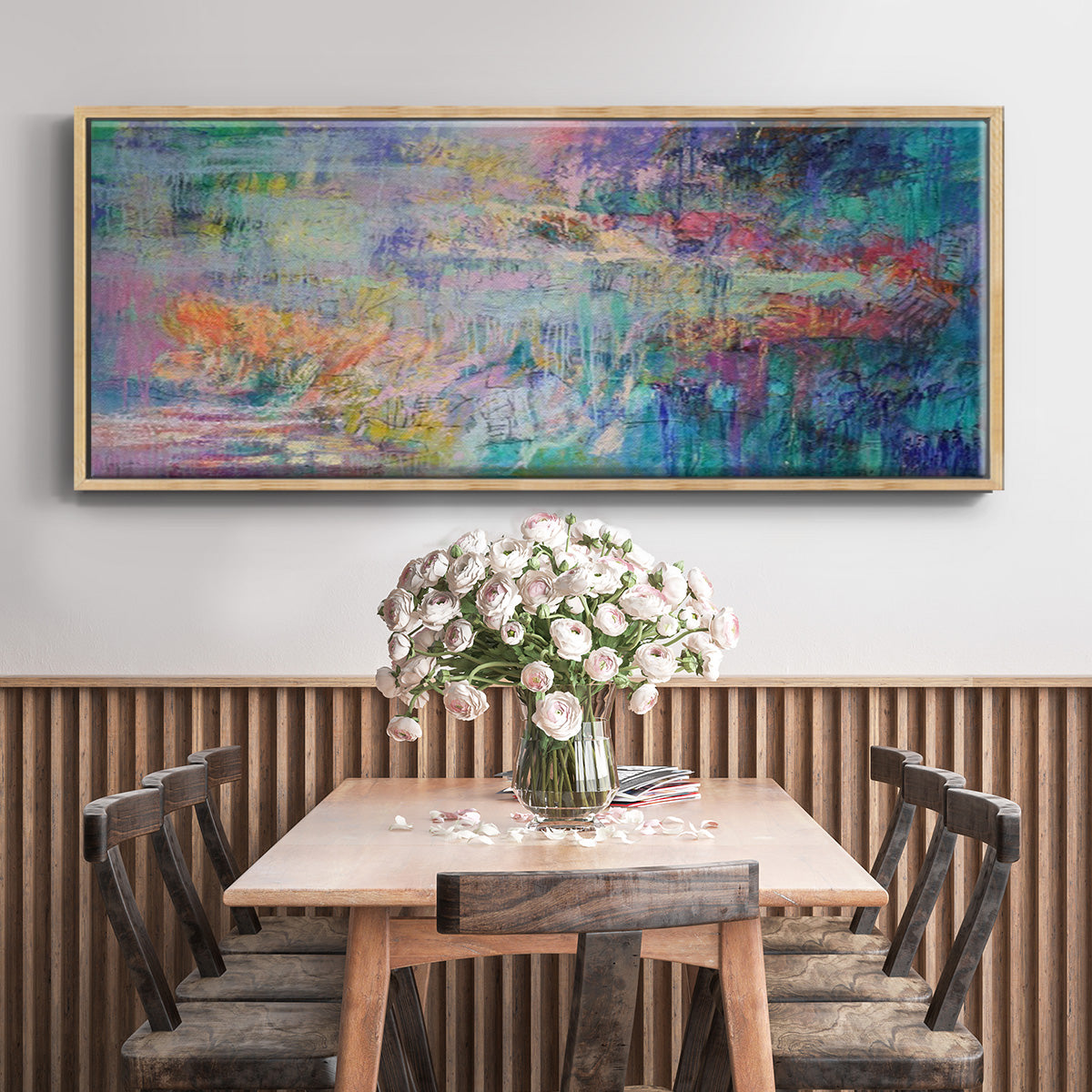 Vespers - Floater Framed Canvas Print