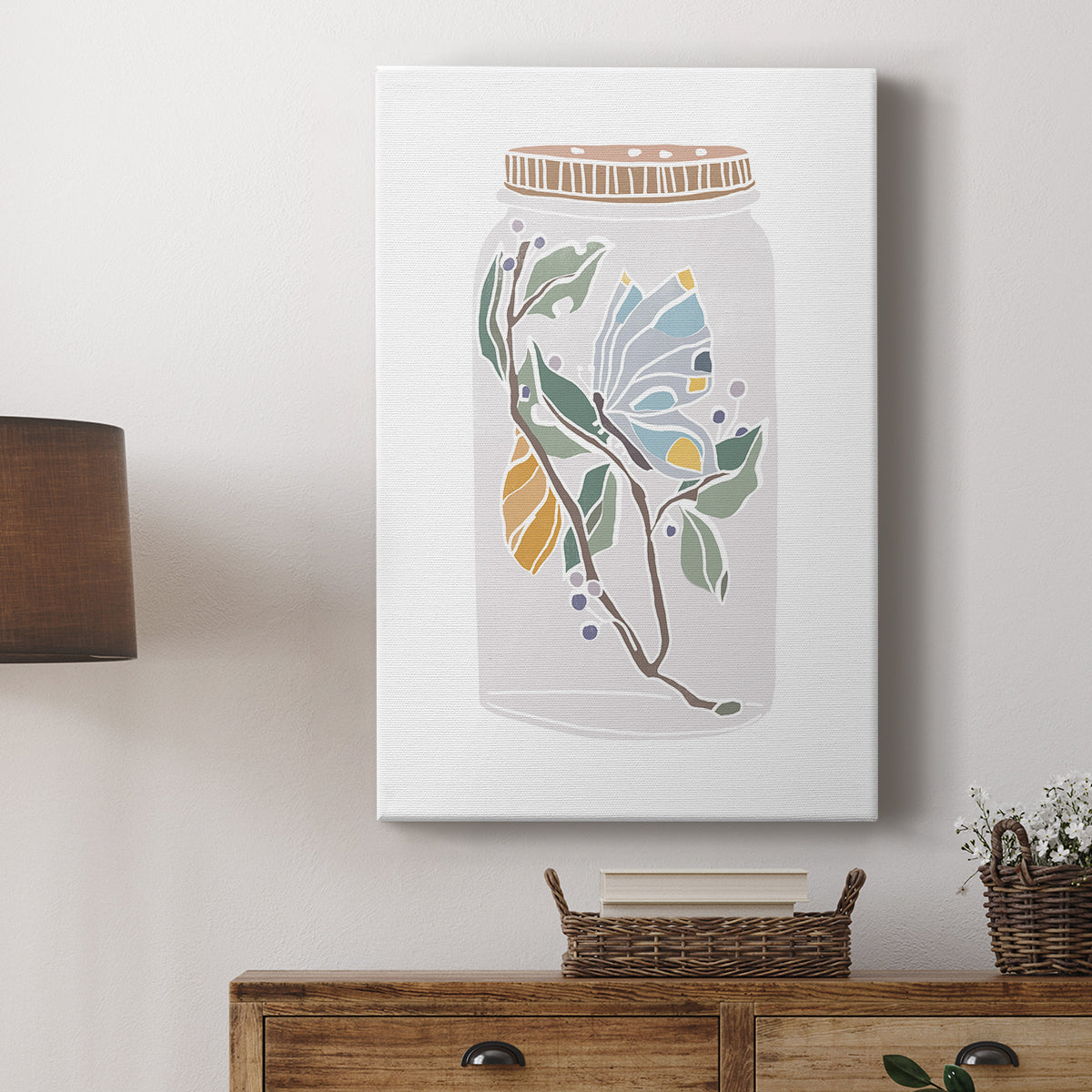 Nature Jar III - Canvas Art Print