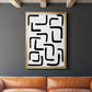 Shuffle III - Modern Framed Canvas Print