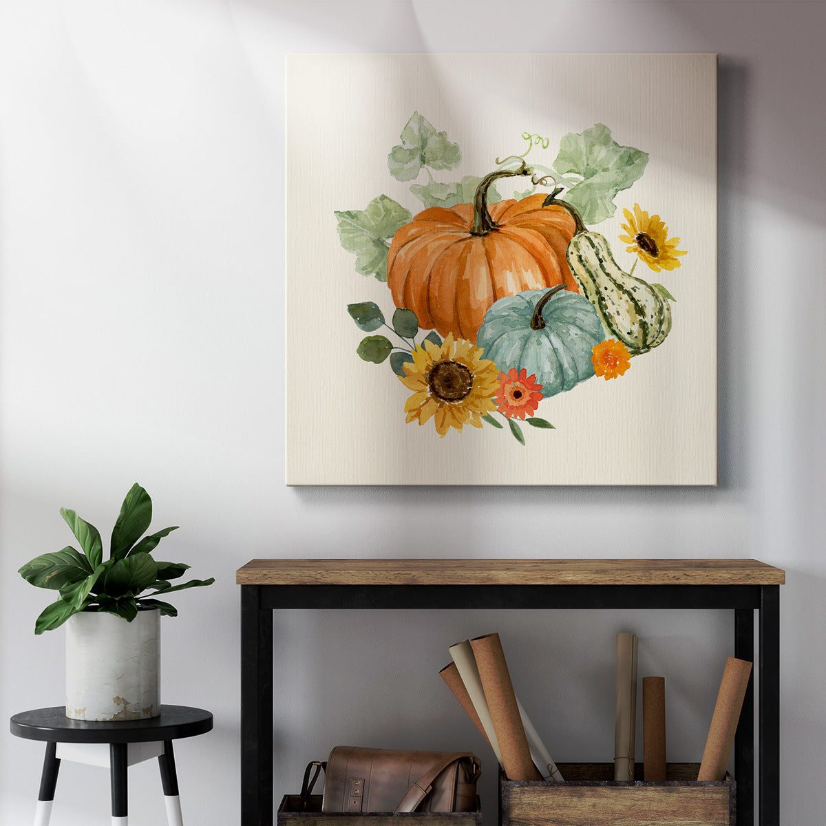 Hello Autumn I-Premium Gallery Wrapped Canvas - Ready to Hang