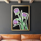 Pop Flowers II - Modern Framed Canvas Print