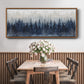 Misty Indigo Forest - Floater Framed Canvas Print