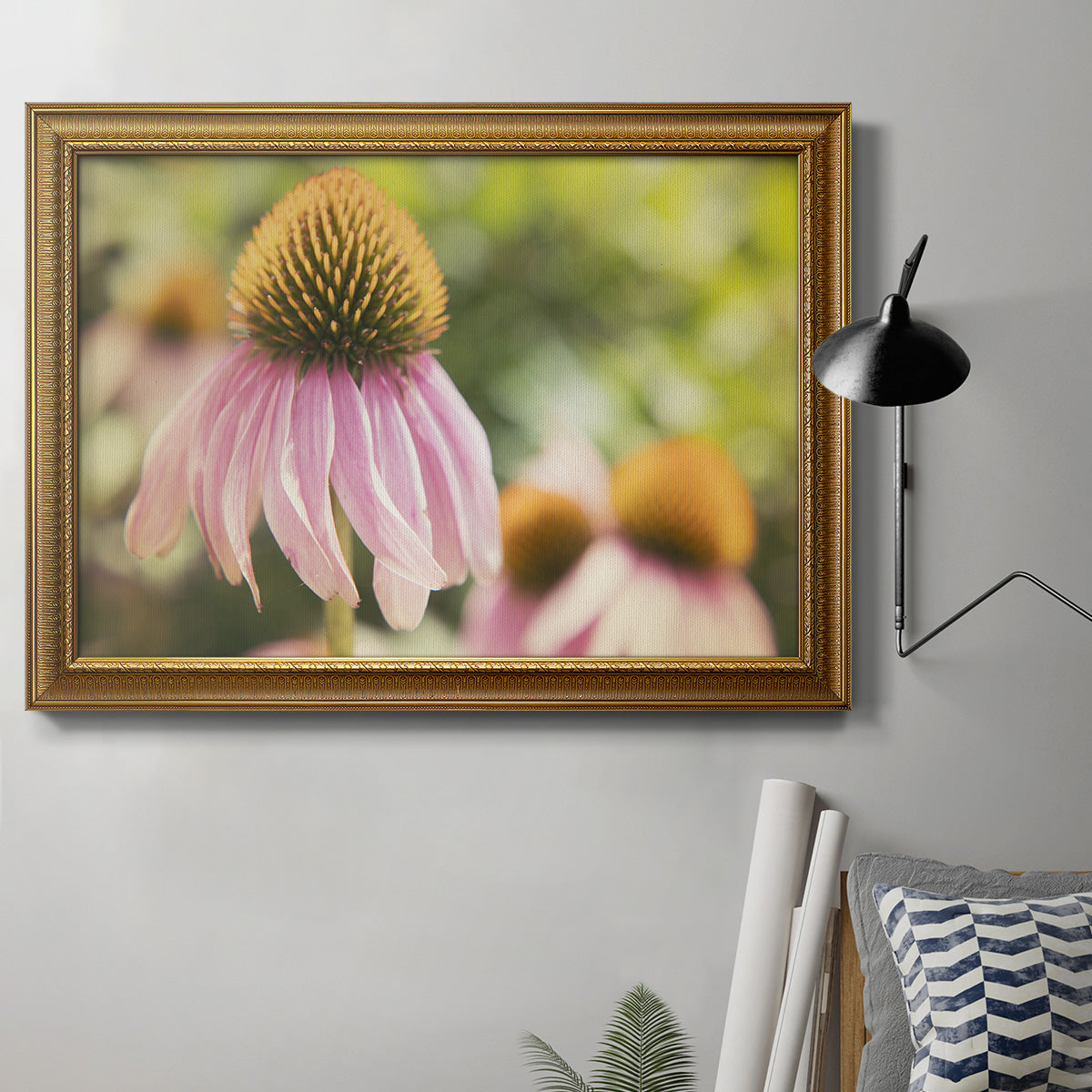 Echinacea Study II Premium Framed Canvas- Ready to Hang