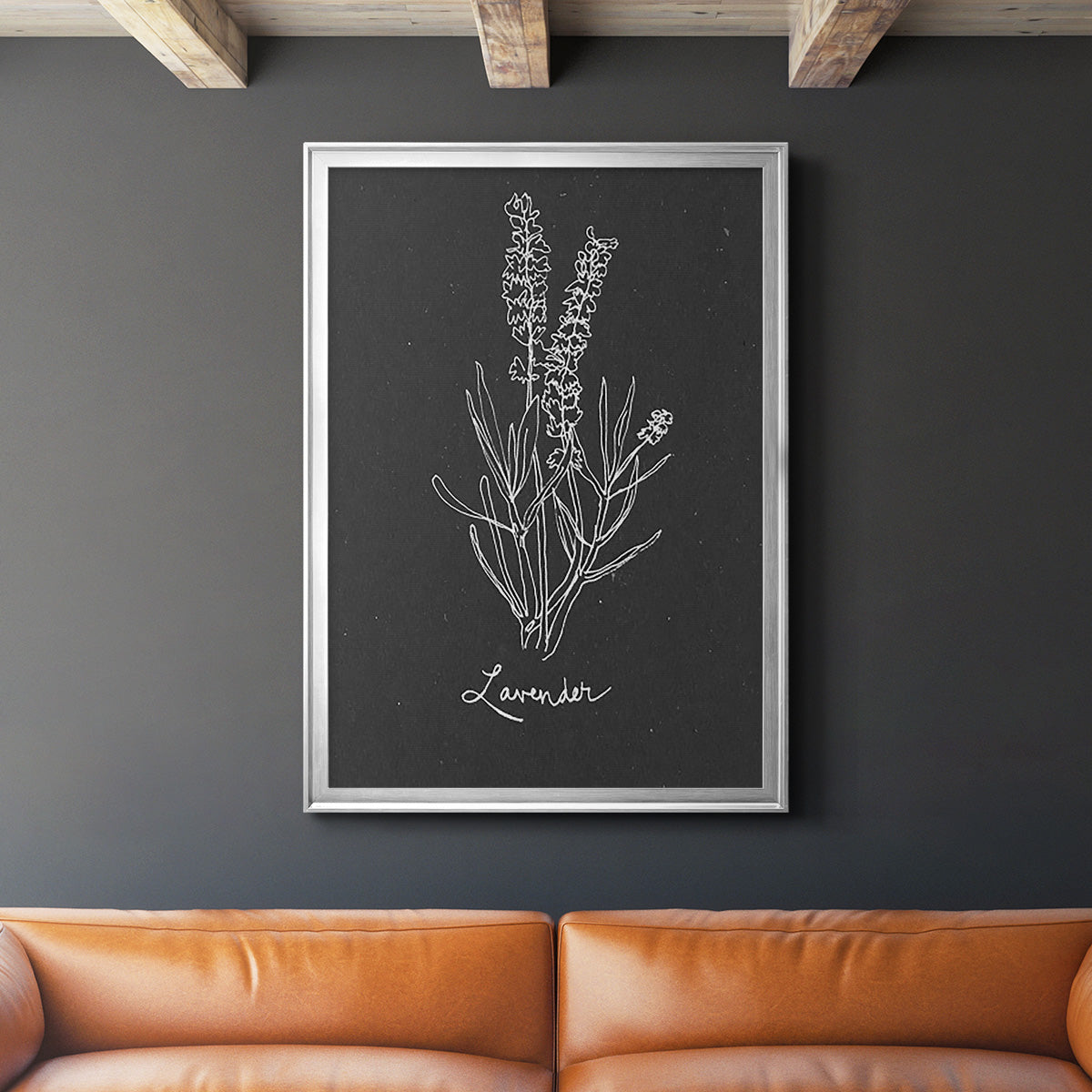 Scent Garden II - Modern Framed Canvas Print