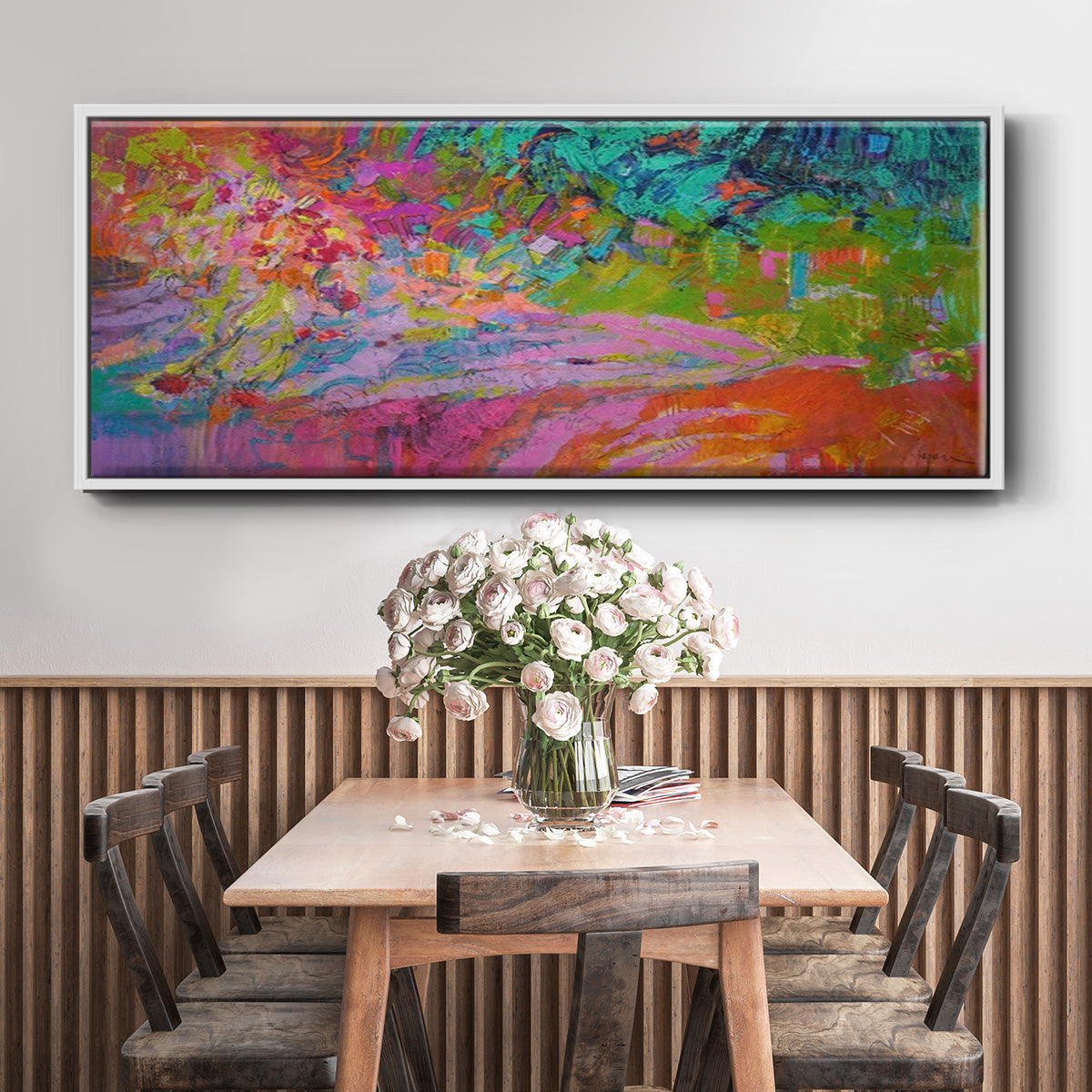 Passion Diva - Floater Framed Canvas Print