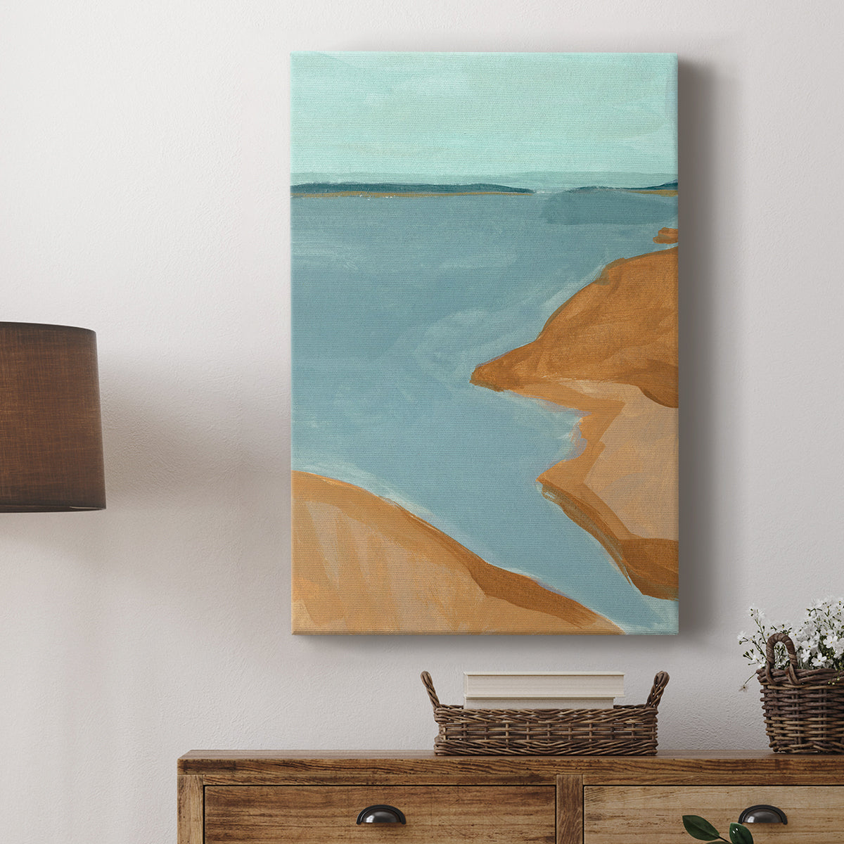 Out on the Sandbar I - Canvas Art Print