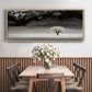 Solitary Tree - Floater Framed Canvas Print