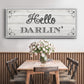Hello Darlin' - Floater Framed Canvas Print