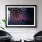 Sky Flower - Modern Framed Art Print