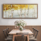 Golden Trees - Floater Framed Canvas Print