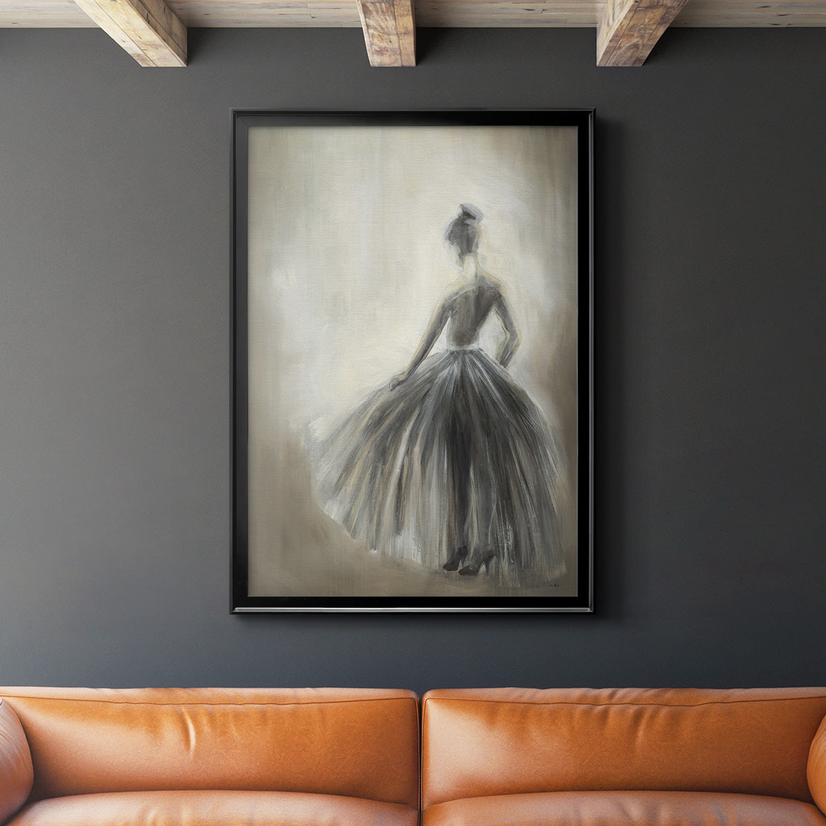 Over in the Light -  Framed Canvas Print