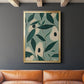 Monochrome Avocados - Modern Framed Canvas Print