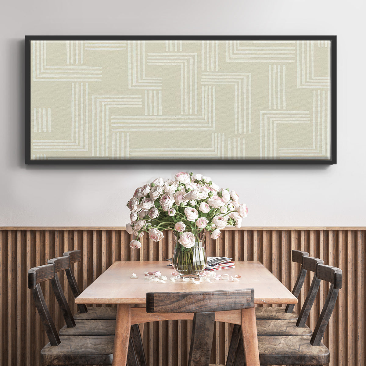 Roll Crossing III - Floater Framed Canvas Print