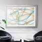 Curves and Waves V - Modern Framed Art Print