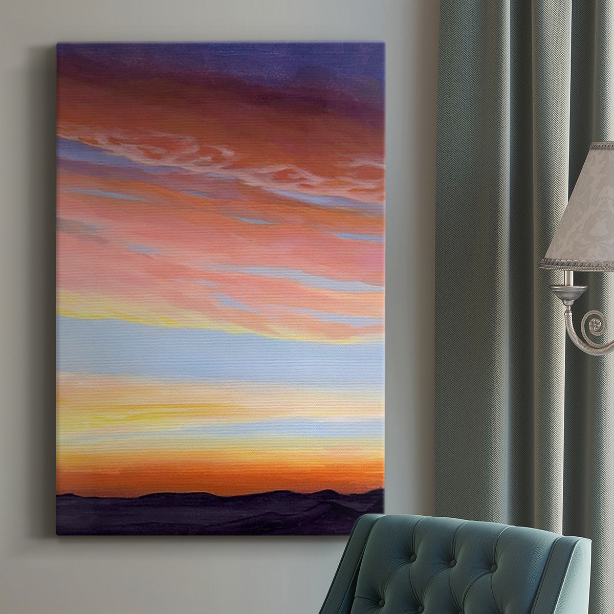 Ignited Dusk II - Canvas Art Print