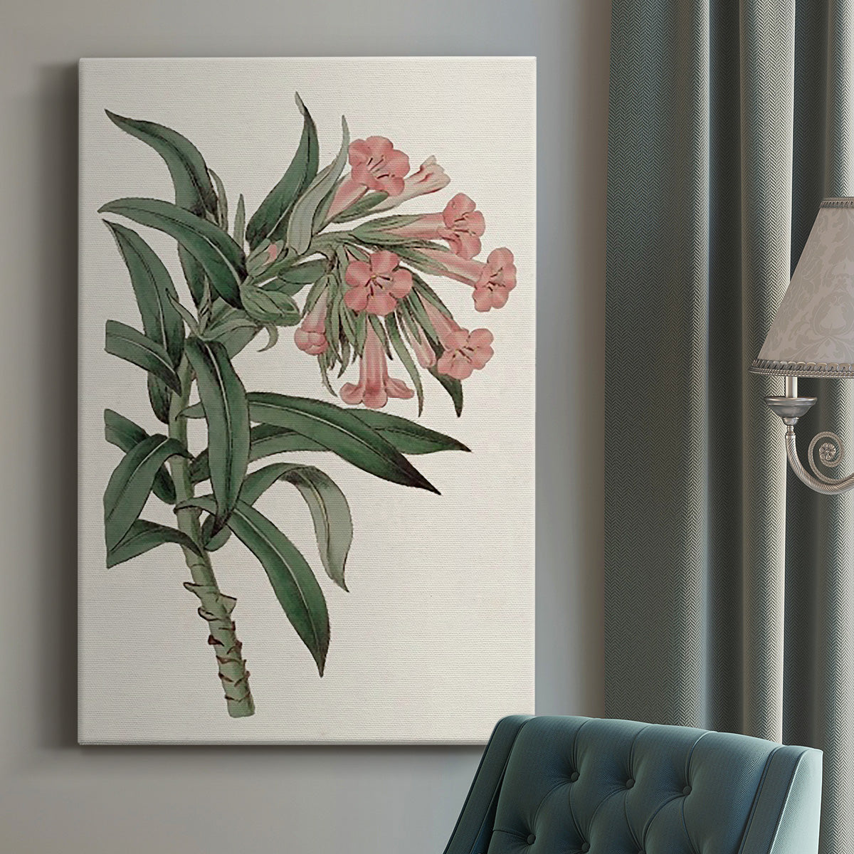 Pink Floral Mix VI - Canvas Art Print