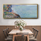 The Sea Seen from the Cliffs of Fecamp, 1881 - Floater Framed Canvas Print