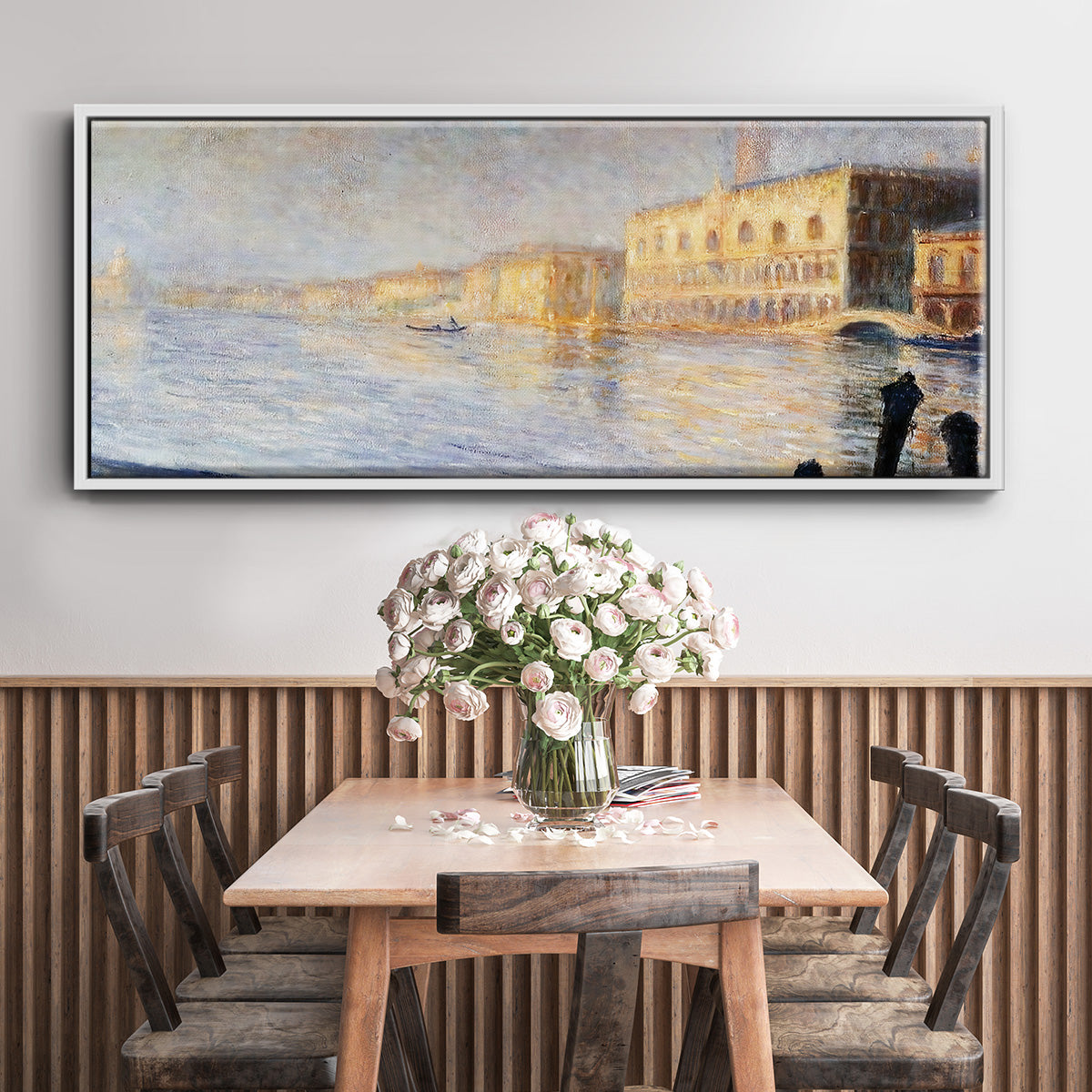 The Doges' Palace, 1908 - Floater Framed Canvas Print