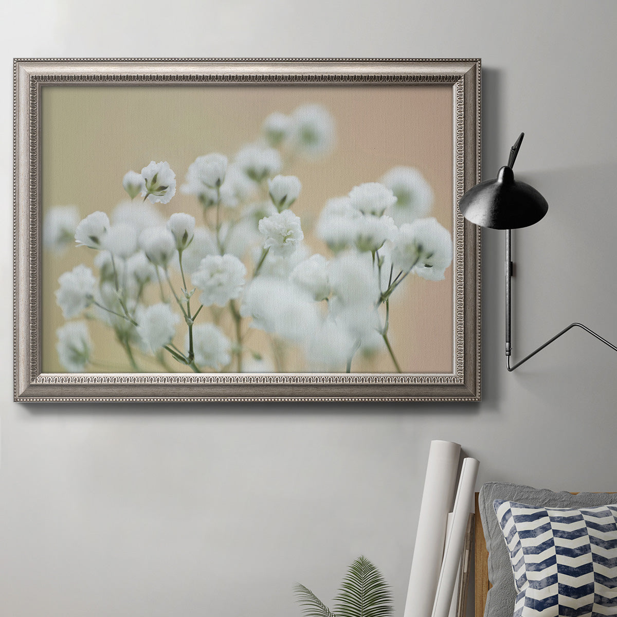 Baby's Breath Study III Premium Framed Canvas- Ready to Hang