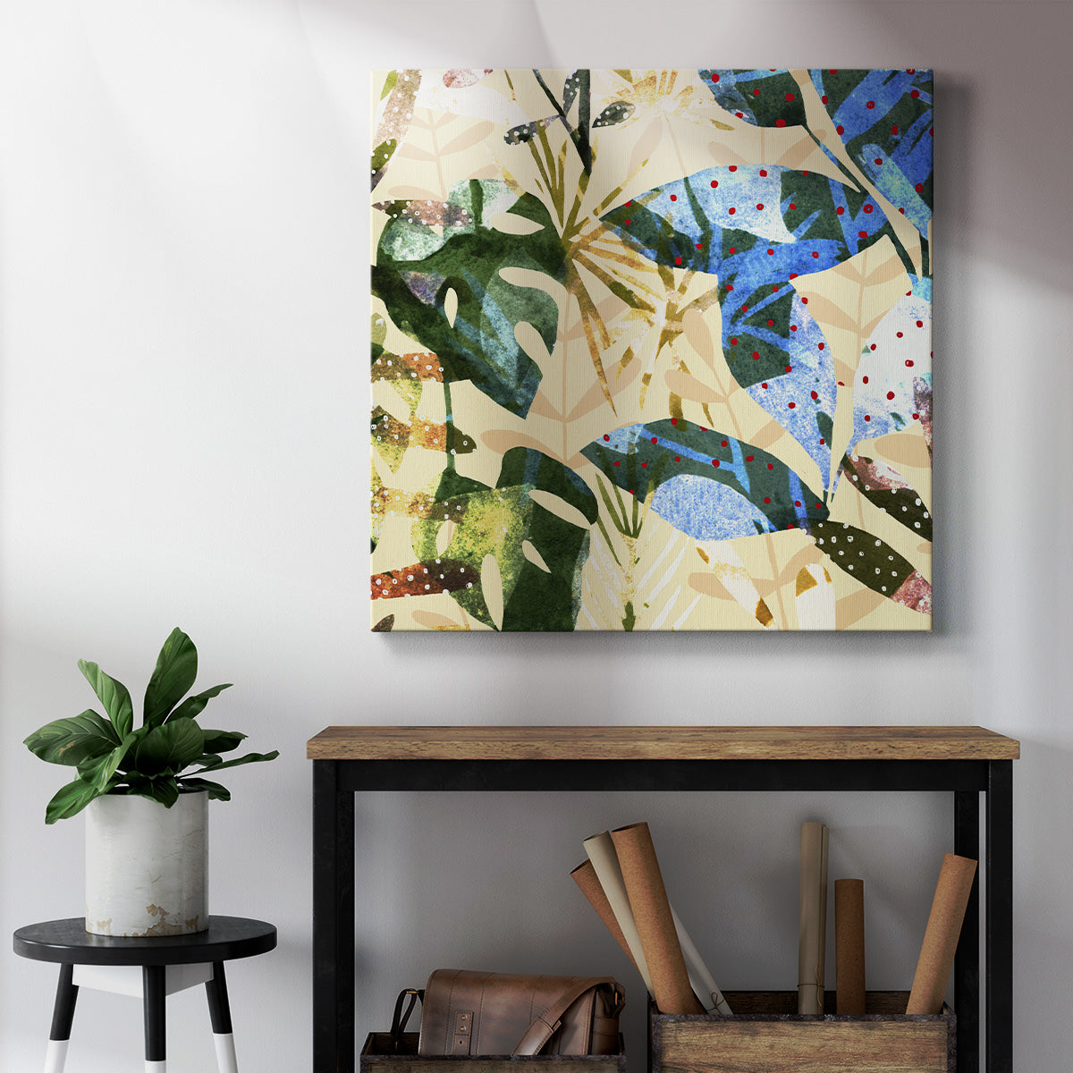 Technicolor Jungle III - Canvas Art Print