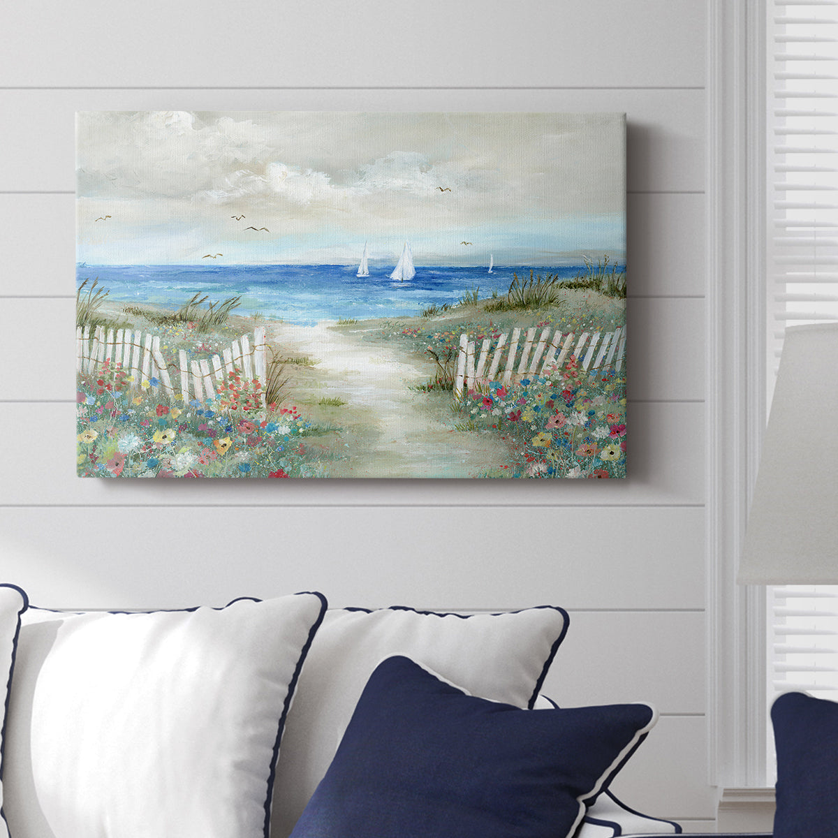 Coastal Garden - Canvas Art Print