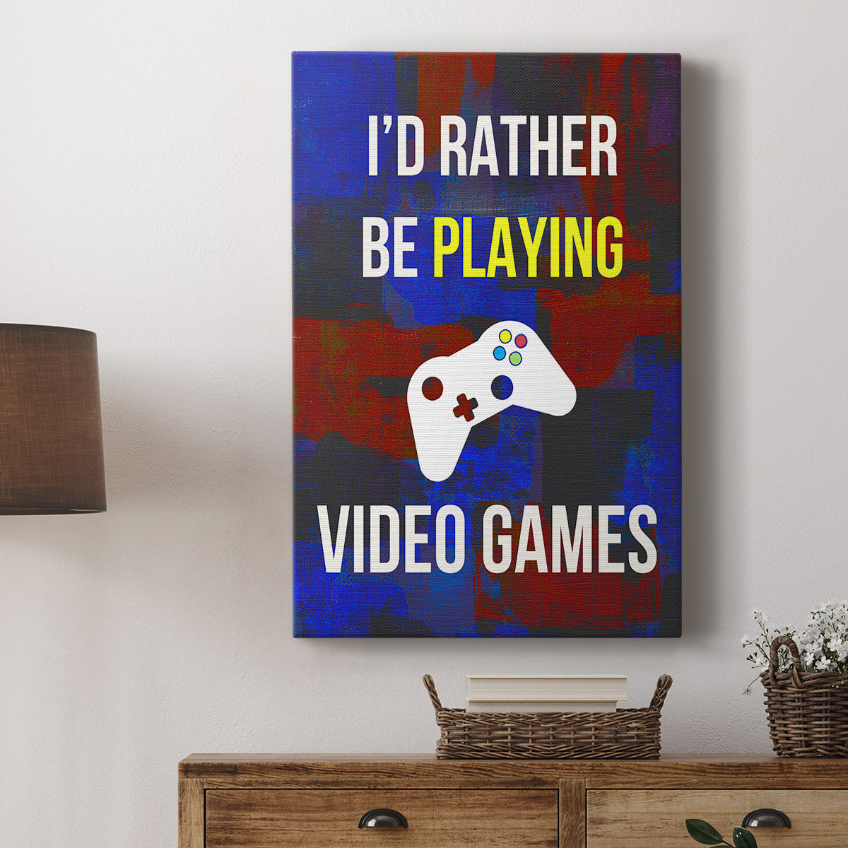Gamer at Play III - Canvas Art Print