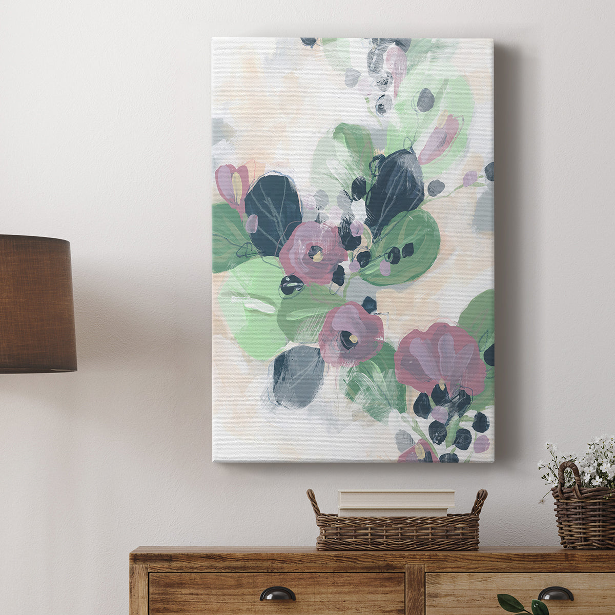 Tropical Branch Fresco I - Canvas Art Print
