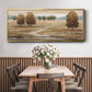 Linen Landscape I - Floater Framed Canvas Print