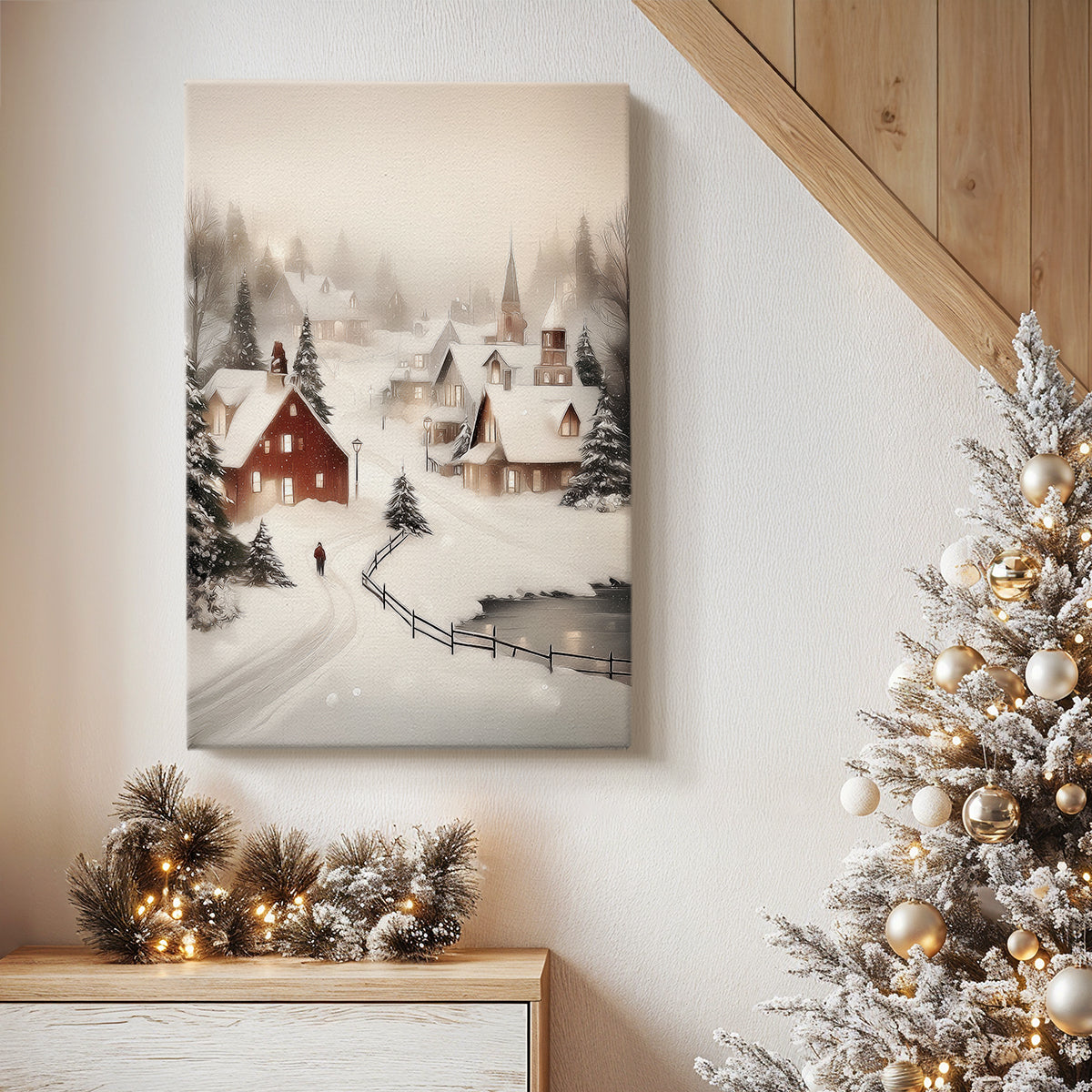 Golden Carol of Dawn - Canvas Art Print