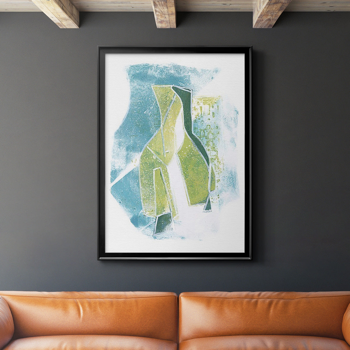 Jubilee Jugs III - Modern Framed Canvas Print