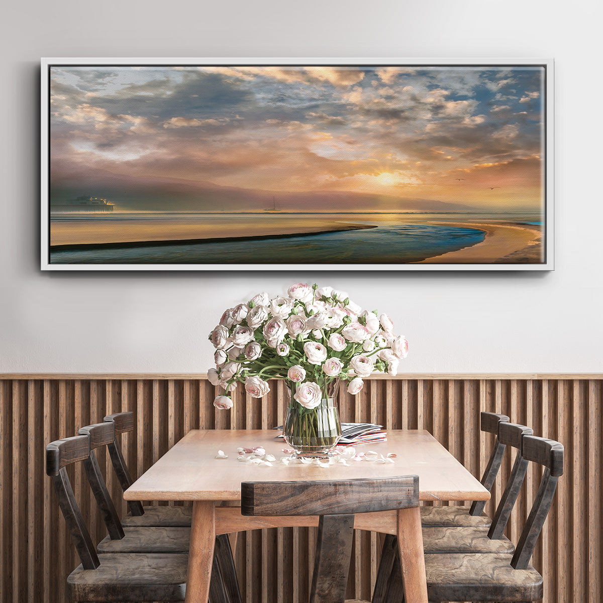 Changing Tides - Floater Framed Canvas Print