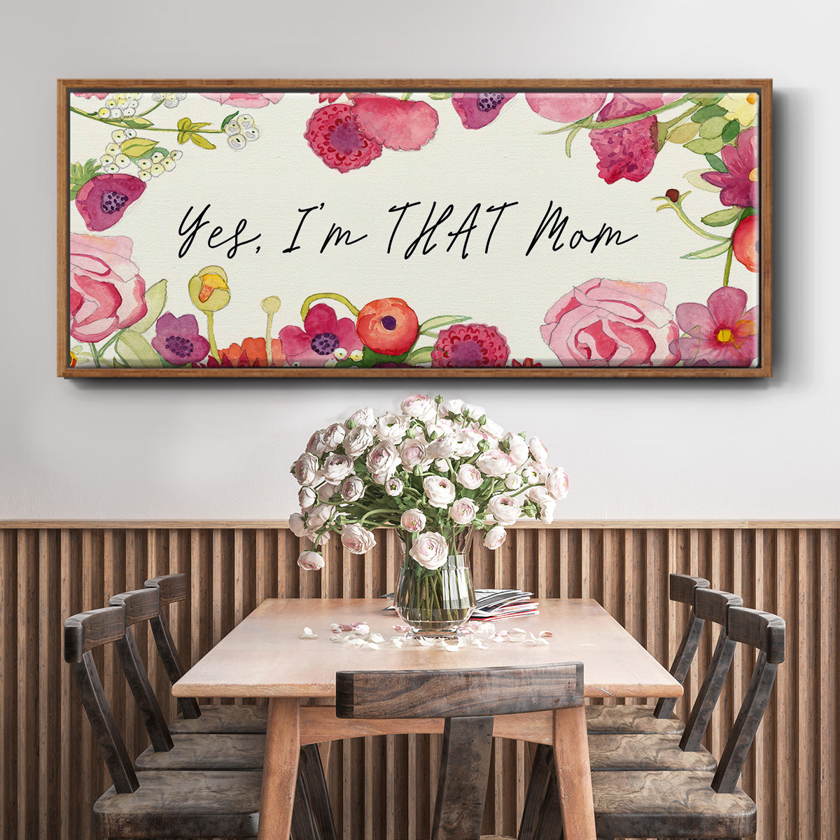 You Da Mom Collection D - Floater Framed Canvas Print